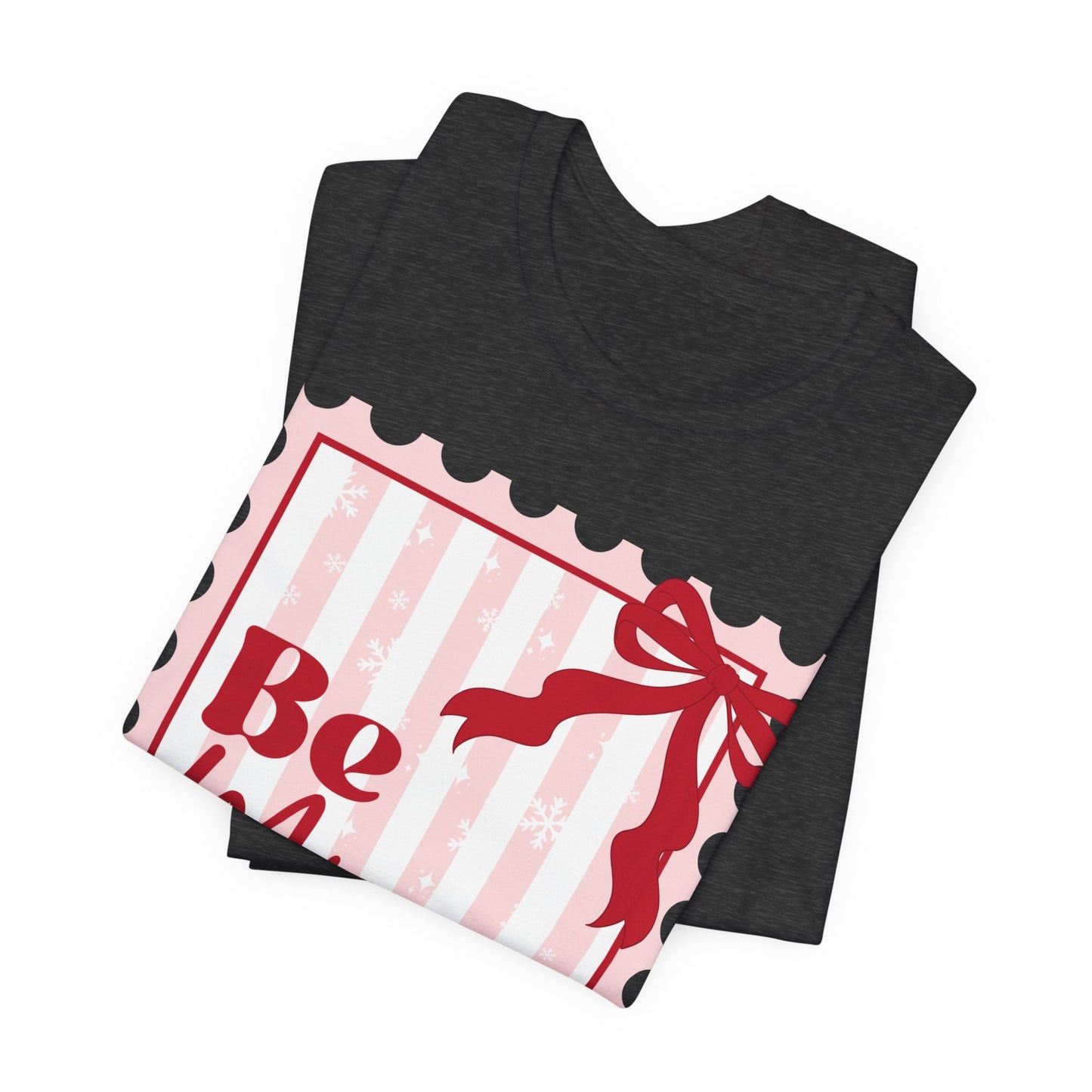 Be Mine Valentine Tee — Cute Pink Gift Stamp T‑Shirt