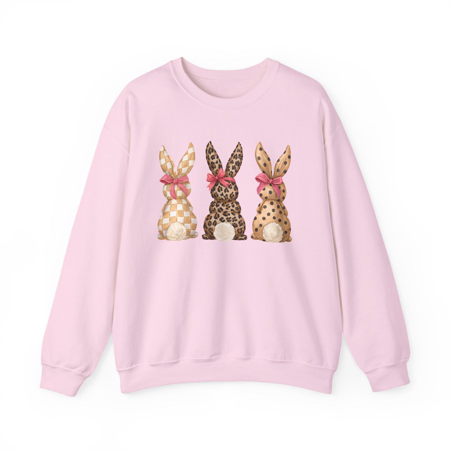 Easter Leopard Bunny Crewneck Sweatshirt