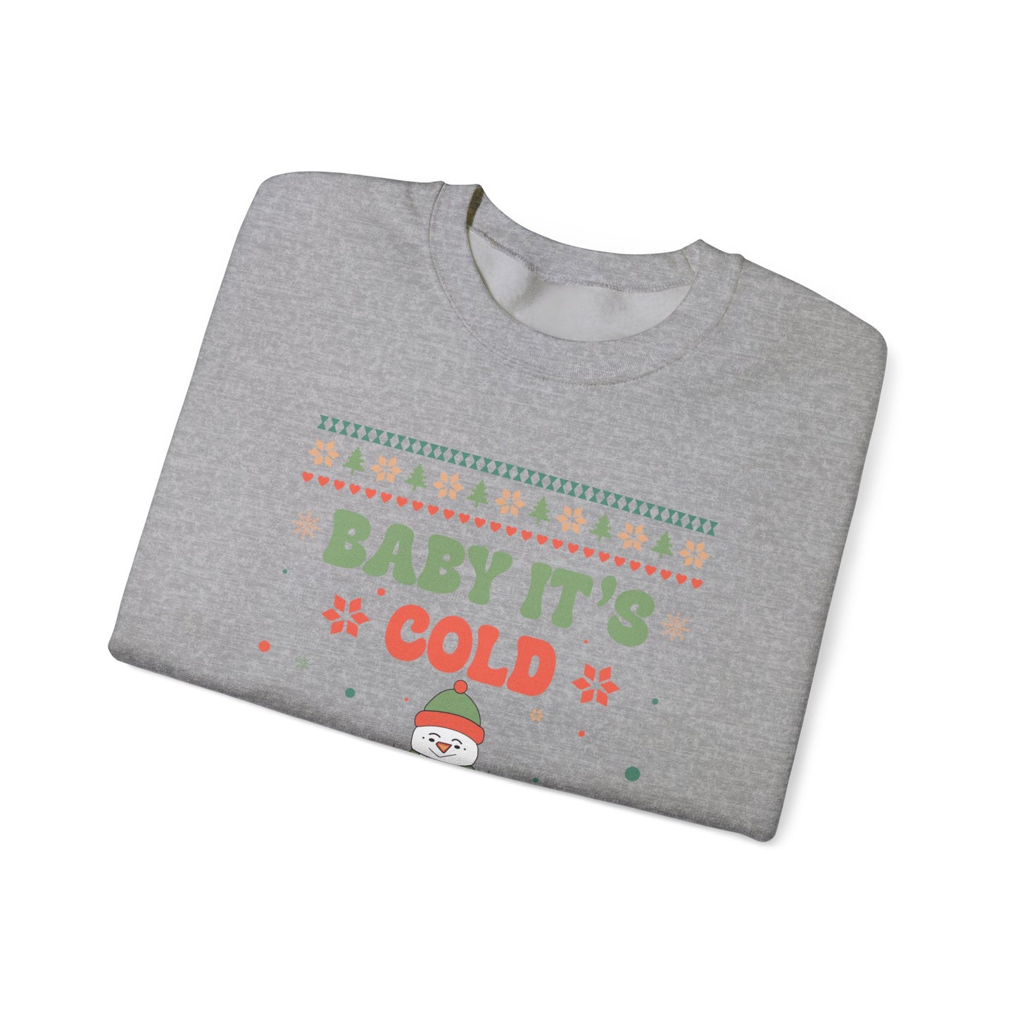 Baby It's Cold Outside Sweatshirt — Cute Holiday Penguin Christmas Crewneck