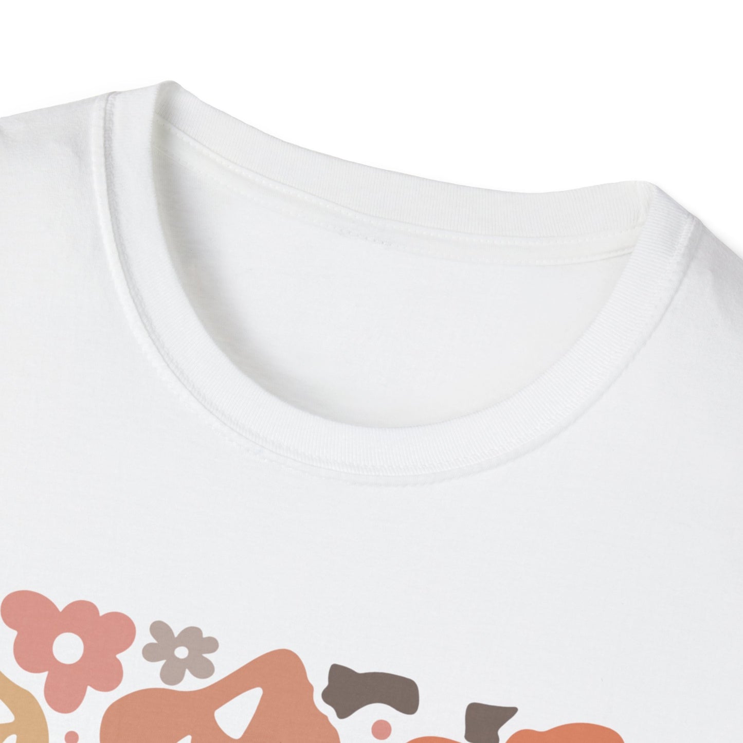 Autumn Harvest Pumpkin T-Shirt, Fall Fashion Tee, Halloween Shirt, Cute Unisex Tee, Seasonal Floral Top