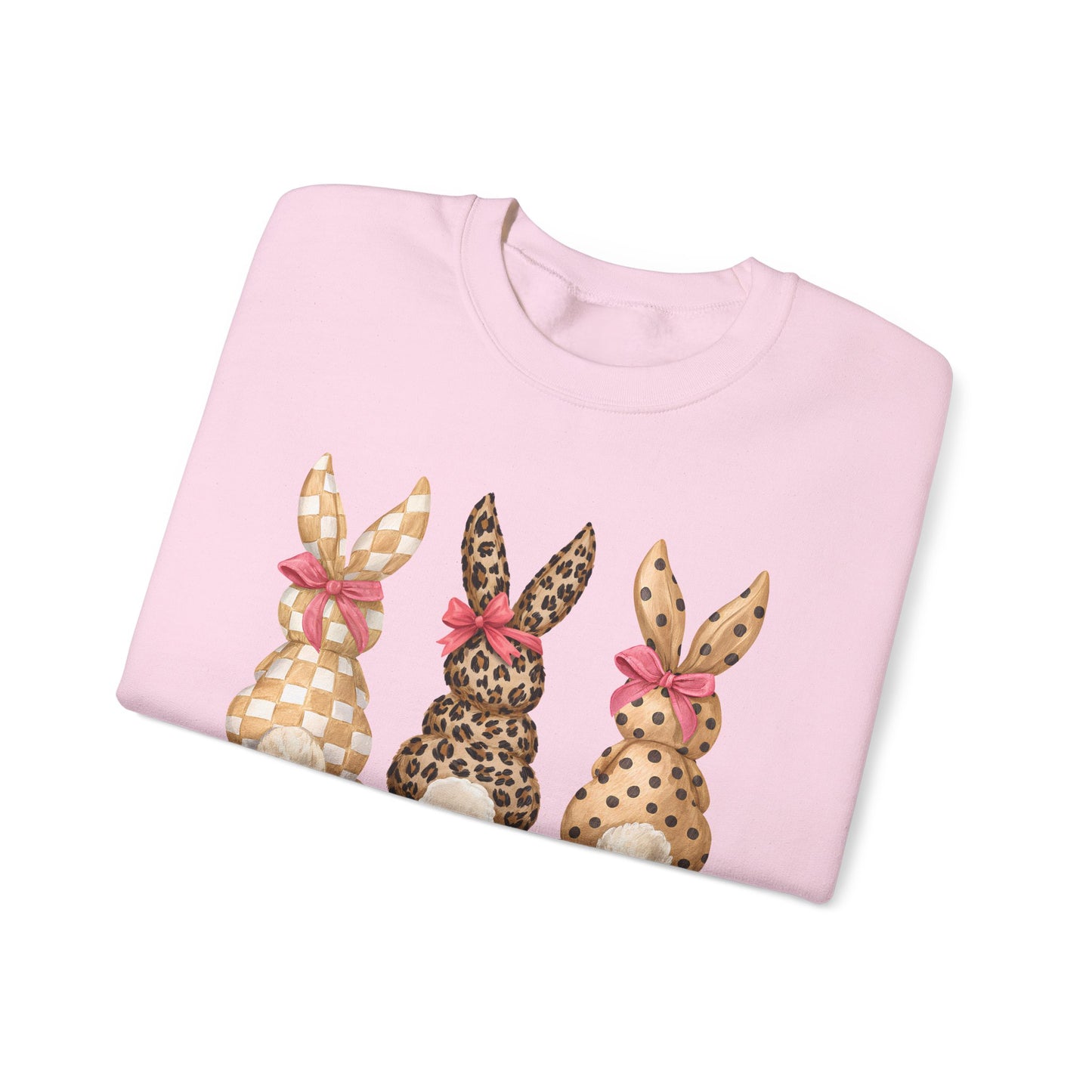 Easter Leopard Bunny Crewneck Sweatshirt