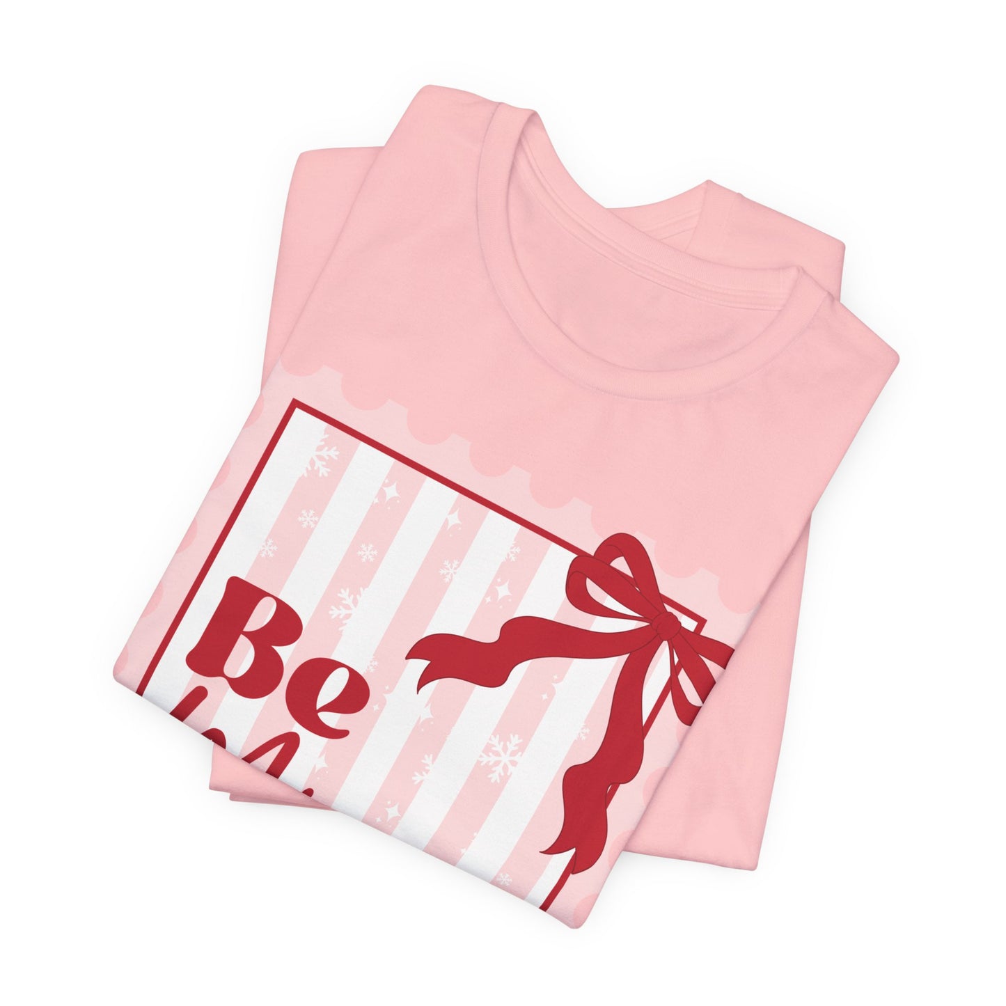 Be Mine Valentine Tee — Cute Pink Gift Stamp T‑Shirt